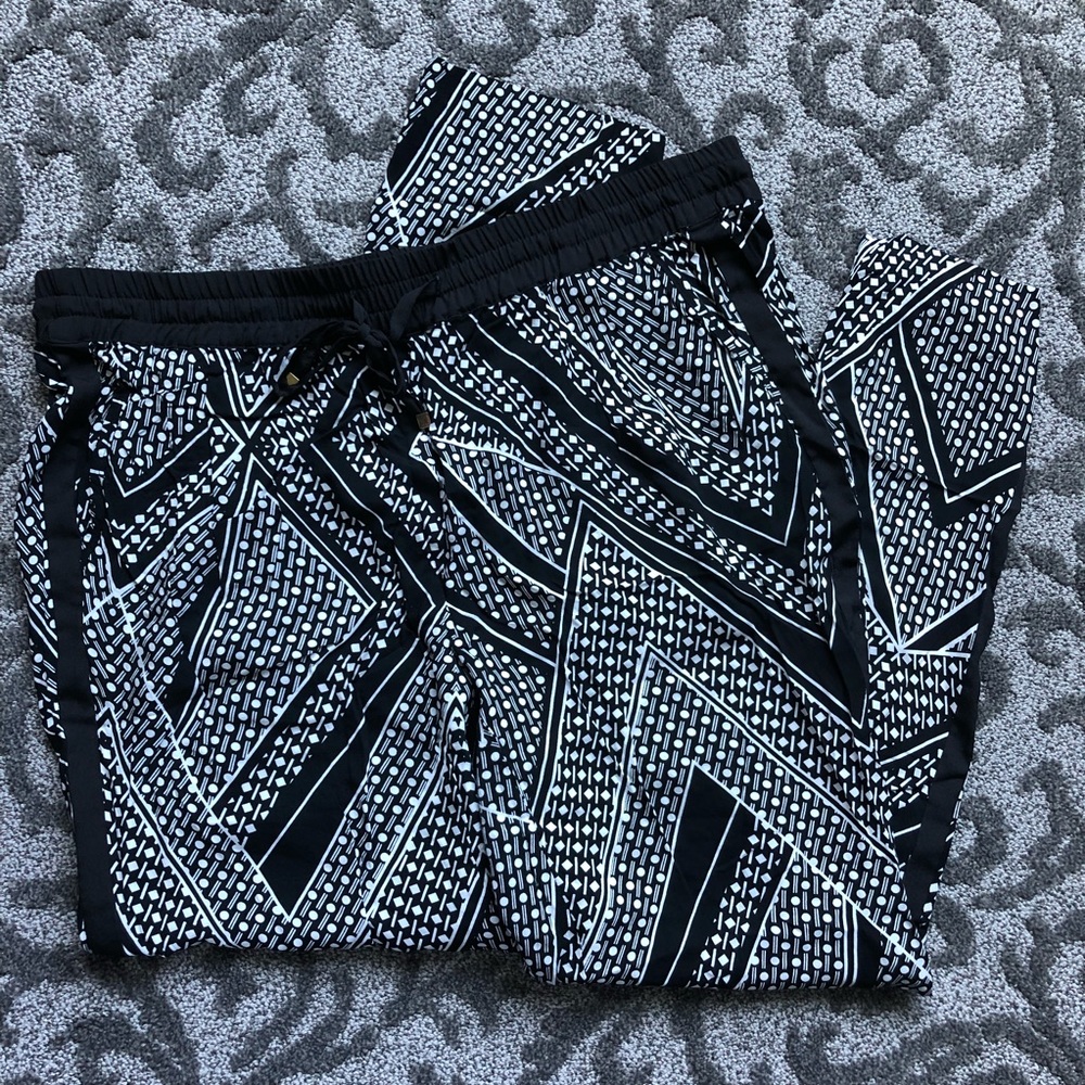 Calvin Klein Drawstring Pant Pull-On Tapered Ck - image 1